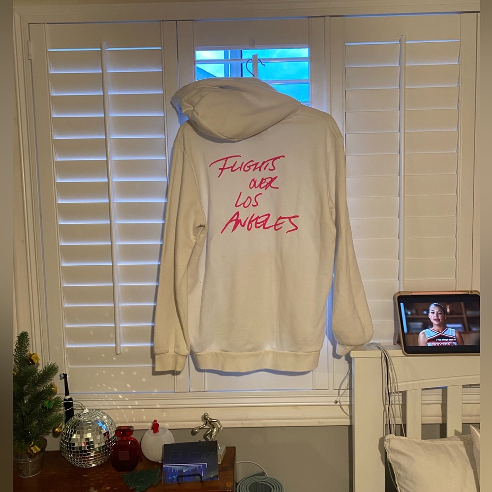 Jump man white hoodie